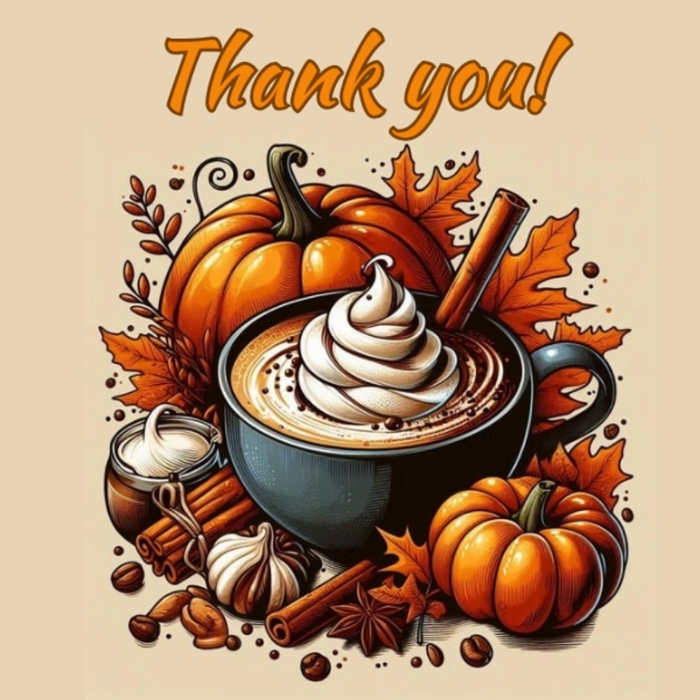 ♥️ 5x25 / 60 Thank Fall Harvest Stickers Small Business Thank You Stickers
